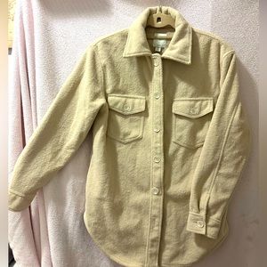 NWT Joie Fuzzy Button Down Shirt/Jacket